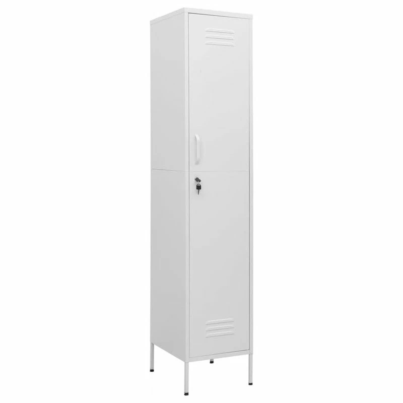 Flash Sale โ Vida XL LLC VidaXL Locker Cabinet White Steel Home Indoor Office Storage Cabinet Furniture ๐ 1 Flash Sale โ Vida XL LLC VidaXL Locker Cabinet White Steel Home Indoor Office Storage Cabinet Furniture ๐