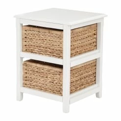Top 10 👍 Office Star Products Seabrook Two-Tier Storage Unit Engineered Wood White Finish And Natural Baskets 👏 -COASTER Shop 07e15a5301c2bb03 9231 w800 h800 b1 p0