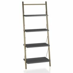 Wholesale 😀 Brimfield & May CosmoLiving By Cosmopolitan Nova 4 Shelf Ladder Bookcase, Graphite Grey 👍 -COASTER Shop 091105be0de5a851 5563 w800 h800 b1 p0