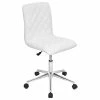 Flash Sale 🥰 Lumisource Caviar Desk Chair In White Finish OC-TW-CAV W 👏