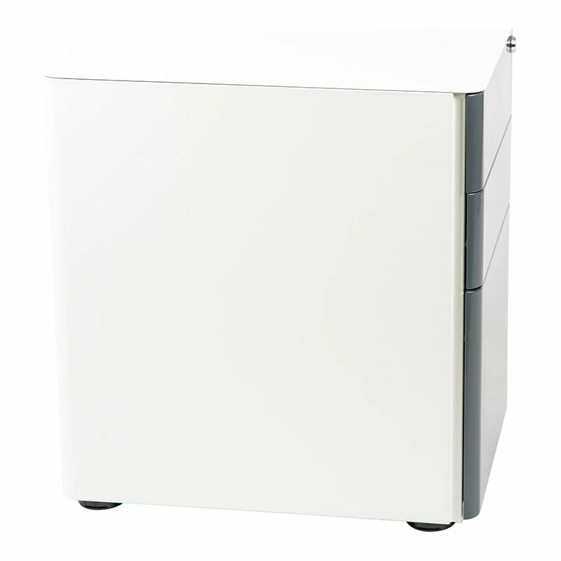 Deals 🔥 Flash Furniture 3-Drawer Mobile Locking Filing Cabinet HZ-CHPL-02-GRY-WH-GG ✨ 3 Deals 🔥 Flash Furniture 3-Drawer Mobile Locking Filing Cabinet HZ-CHPL-02-GRY-WH-GG ✨ - Image 3
