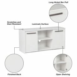 Top 10 ✨ Saint Birch Miami White Wood Grain 2-door Credenza File Cabinet ⭐ 10 Top 10 ✨ Saint Birch Miami White Wood Grain 2-door Credenza File Cabinet ⭐ -COASTER Shop 10f154e90109f688 7562 w800 h800 b1 p0