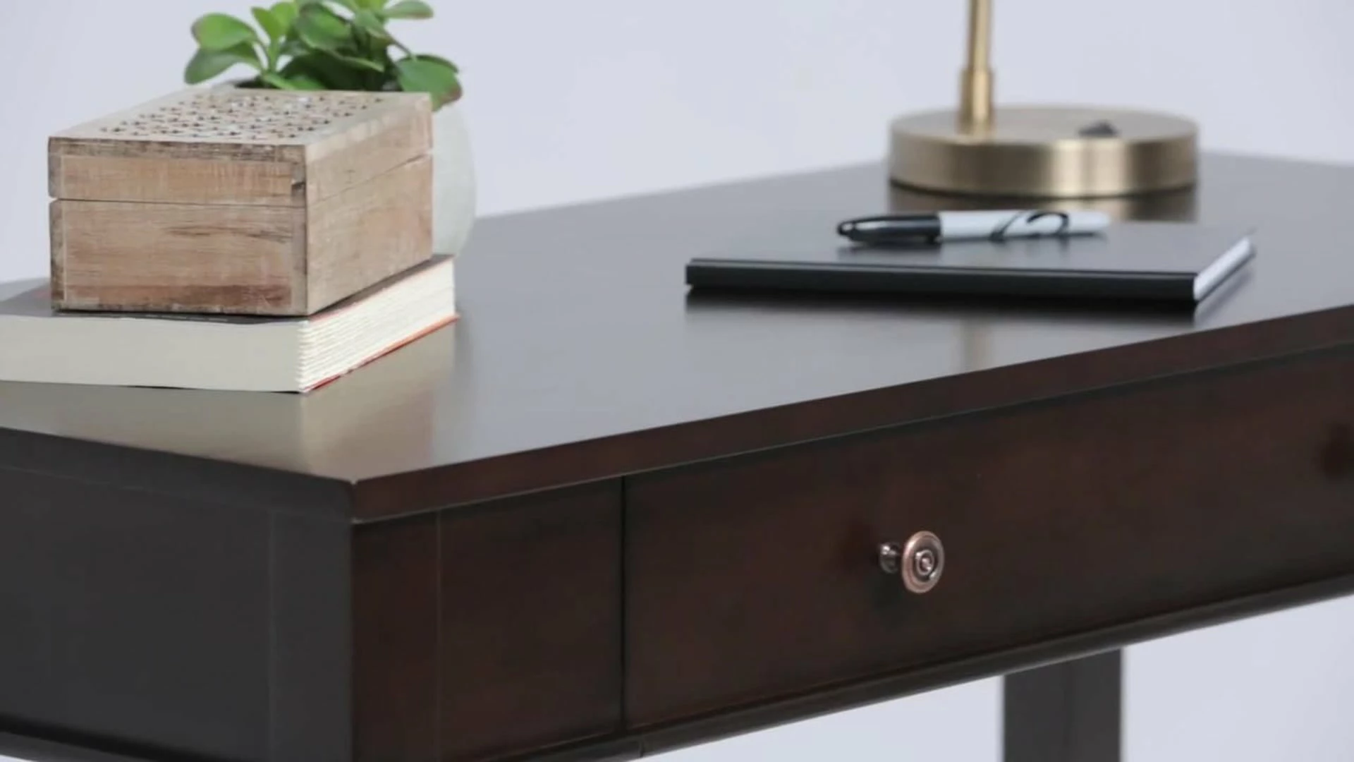 Discount 🎁 Simpli Home Ltd. Carlton Home Office Desk ✔️ 2 Discount 🎁 Simpli Home Ltd. Carlton Home Office Desk ✔️ - Image 2