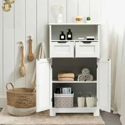 Buy ๐ Gymax Bathroom Floor Cabinet Wooden Storage Organizer Side Cabinet W/2 Drawer 2 ๐ 9 Buy ๐ Gymax Bathroom Floor Cabinet Wooden Storage Organizer Side Cabinet W/2 Drawer 2 ๐ -COASTER Shop 1201942f0067490a 0426 w800 h800 b0 p0