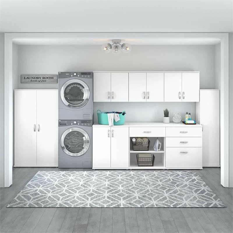 Promo ⌛ Bush Business Furniture Universal Wall Cabinet With Doors And Shelves In White - Engineered Wood ✔️ 4 Promo ⌛ Bush Business Furniture Universal Wall Cabinet With Doors And Shelves In White - Engineered Wood ✔️ - Image 4