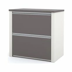 Budget 😍 Bestar Connexion 30" Lateral File, Slate And Sandstone ⌛