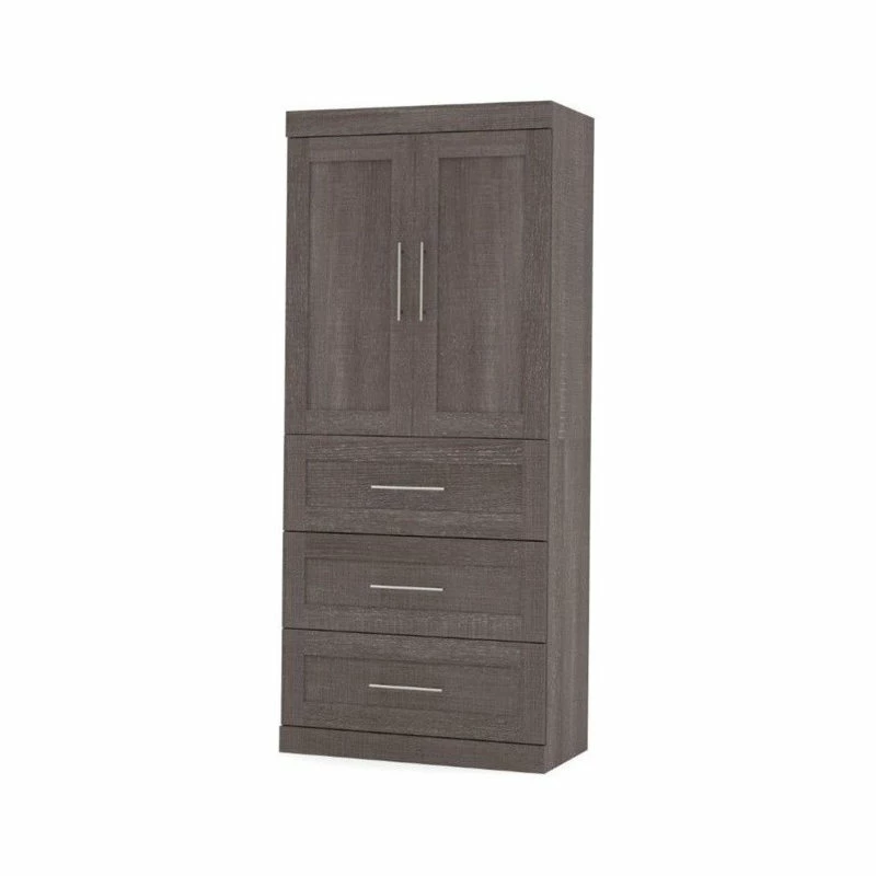Cheapest π Bestar 36" Storage Unit With 3-drawer Set And Doors, Bark Gray β€οΈ 1 Cheapest π Bestar 36" Storage Unit With 3-drawer Set And Doors, Bark Gray β€οΈ