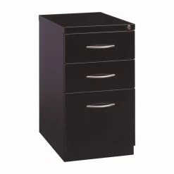 Flash Sale ⭐ Hirsh Industries LLC Hirsh 23-in Deep Mobile Pedestal File 3-Drawer Box/Box/File. Arch Pull. Black 😉