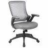 Deals ⭐ Rta Products- L Mid-Back Mesh Task Office Chair With Flip Up Arms, Gray 🔔