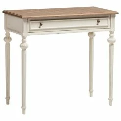 Outlet 🌟 Baxton Studio Marquetterie French Provincial Weathered Oak And Whitewash Writing Desk 🥰