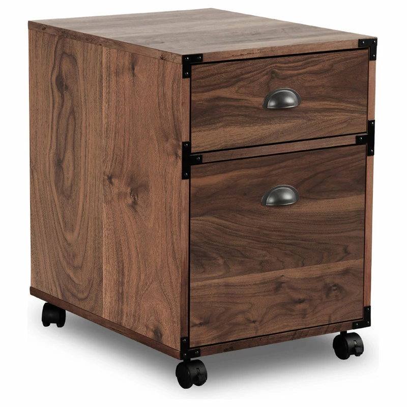 Cheap 🤩 AGH Deco Brunei Mobile File Cabinet, Walnut Wood Grain 😀 3 Cheap 🤩 AGH Deco Brunei Mobile File Cabinet, Walnut Wood Grain 😀 - Image 3