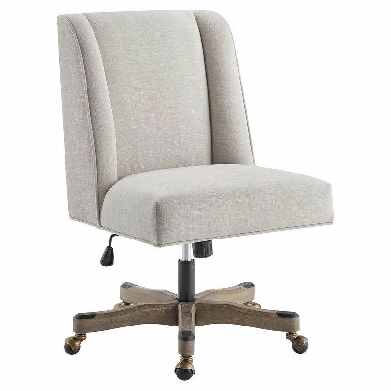 Coupon ✔️ Linon Home Decor Products Linon Draper Upholstered Swivel Office Chair In Natural Linen ⌛ 1 Coupon ✔️ Linon Home Decor Products Linon Draper Upholstered Swivel Office Chair In Natural Linen ⌛