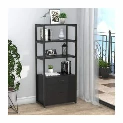 Deals ✔️ Tribesigns Tall Filing Cabinet, File Cabinet With Shelf, Black 💯 -COASTER Shop 2311bd7601c04384 2859 w800 h800 b0 p0