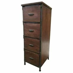 Flash Sale 👍 AA Decor BRA87 Rustic 4 Drawer Filing Cabinet 😉