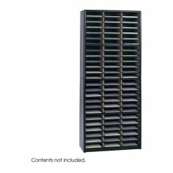 Top 10 🥰 Safco Products Safco Value Contemporary Metal 72 Compartments Flat Files Organizer In Black 👍