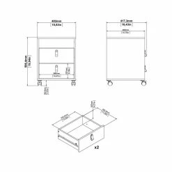 Best reviews of 🥰 Pemberly Row Contemporary 2 Drawer 1 Shelf Mobile Cabinet In White 🥰 -COASTER Shop 2df15dc200f7a729 4811 w800 h800 b1 p0