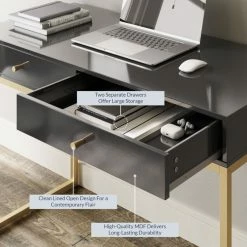 Promo ๐ Belleze 42" Home Office Writing Computer Desk Console Table, Black ๐ 8 Promo ๐ Belleze 42" Home Office Writing Computer Desk Console Table, Black ๐ -COASTER Shop 3391358001556d95 8383 w800 h800 b0 p0