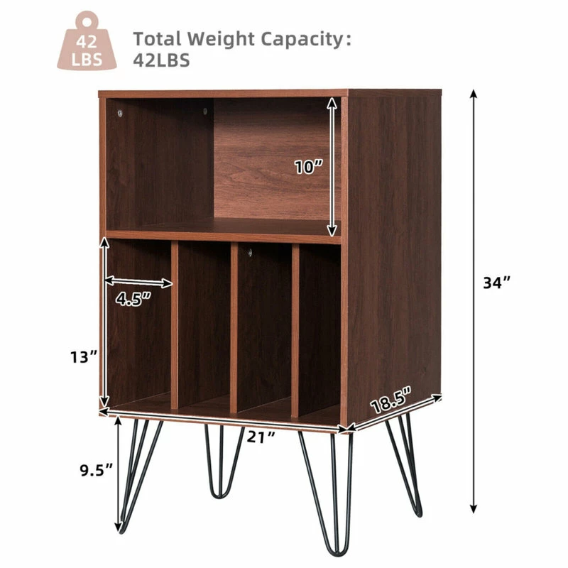 Hot Sale ๐คฉ Gymax File Cabinet W/Split Storage Standing Display Bookshelf Bedroom ๐ 2 Hot Sale ๐คฉ Gymax File Cabinet W/Split Storage Standing Display Bookshelf Bedroom ๐ - Image 2