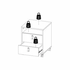 Best reviews of 🥰 Pemberly Row Contemporary 2 Drawer 1 Shelf Mobile Cabinet In White 🥰 -COASTER Shop 3c516e3e00f7a72c 4811 w800 h800 b1 p0