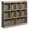 Coupon ✔️ Sauder Granite Trace Contemporary 10-Cubby Wood Bookcase In Rustic Cedar 💯