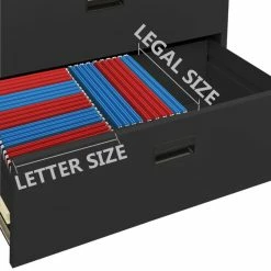 Best deal 🔥 Vida XL LLC VidaXL Filing Cabinet Anthracite 64.6" Steel Office Storage Cabinet Furniture 🧨 -COASTER Shop 3d812240028b1e94 3099 w800 h800 b0 p0