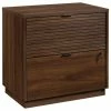 Discount 😉 Sauder Englewood 2 Drawer Wooden Lateral File In Spiced Mahogany 🛒