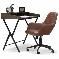 Best deal 🔥 Simpli Home Ltd. Goodwin Swivel Adjustable Executive Computer Office Chair In Distressed Cognac 👏 -COASTER Shop 44c1c6710d3f178d 0461 w800 h800 b1 p0