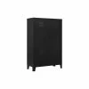 Best Pirce 🌟 Vida XL LLC VidaXL Wardrobe Industrial Black Steel Cupboard Storage Office Filling Cabinet 🛒