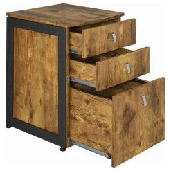 Flash Sale ๐ Simple Relax 3-Drawer File Cabinet, Antique Nutmeg ๐ฏ