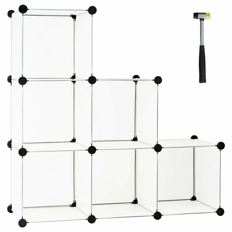 Outlet ๐ฅ Costway 6 Cube Storage Organizer Plastic Organizer Units W/ Steel Frame ๐งจ 1 Outlet ๐ฅ Costway 6 Cube Storage Organizer Plastic Organizer Units W/ Steel Frame ๐งจ
