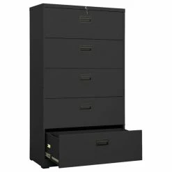 Best deal 🔥 Vida XL LLC VidaXL Filing Cabinet Anthracite 64.6" Steel Office Storage Cabinet Furniture 🧨 -COASTER Shop 4ba132a0028b1e90 3099 w800 h800 b1 p0