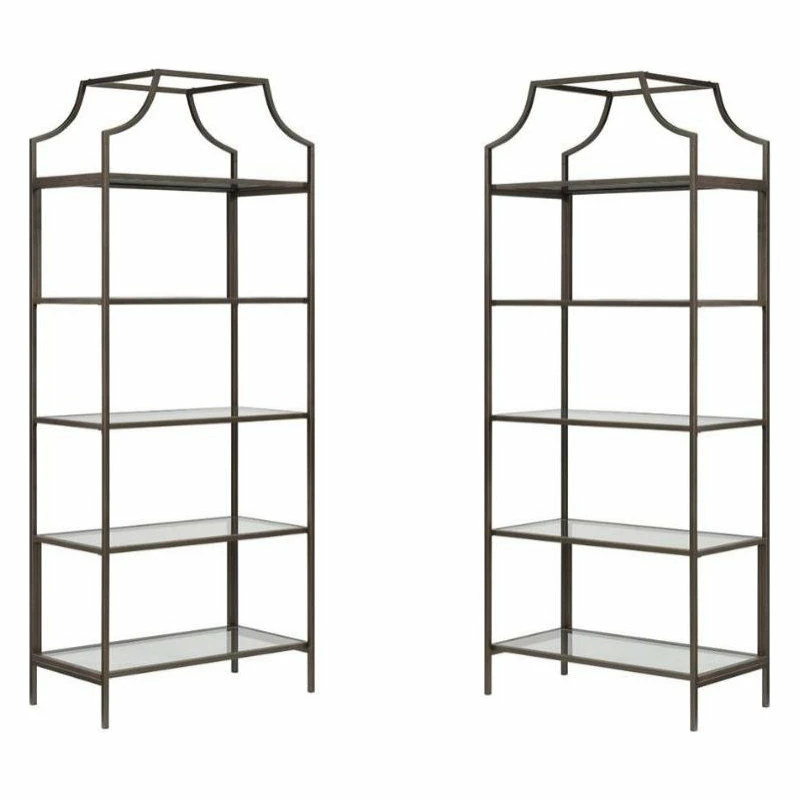Deals π€© Home Square 2 Piece Bookcase Set In Bronze π 1 Deals π€© Home Square 2 Piece Bookcase Set In Bronze π