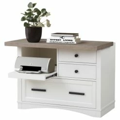 Hot Sale 🔔 Parker House Americana Modern Functional File With Power Center Cotton 🔥