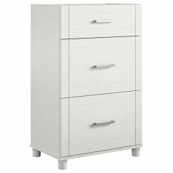 Hot Sale 🔥 SystemBuild Abington 24" 3 Drawer Base Cabinet, White 🎁 -COASTER Shop 4e2174c1002e9a1e 5886 w800 h800 b1 p0