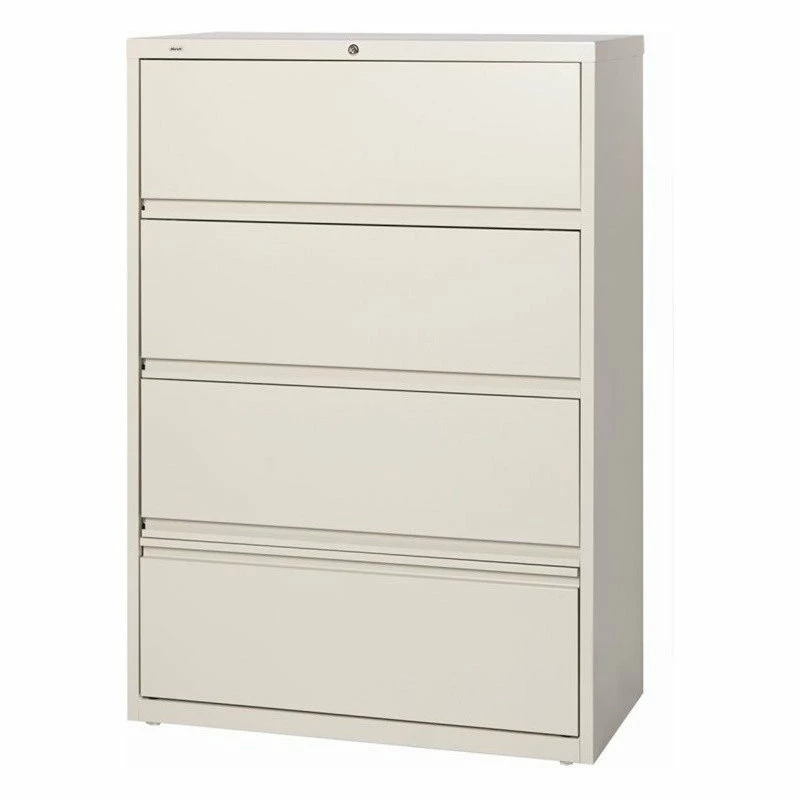 Promo 🎁 Hirsh Industries LLC Hirsh 36-in Wide Metal 4 Drawer Lateral File Cabinet With Roll-out Shelves Beige 💯 2 Promo 🎁 Hirsh Industries LLC Hirsh 36-in Wide Metal 4 Drawer Lateral File Cabinet With Roll-out Shelves Beige 💯 - Image 2