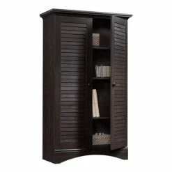 Best reviews of โ Bowery Hill Storage Cabinet In Antique Brown ๐