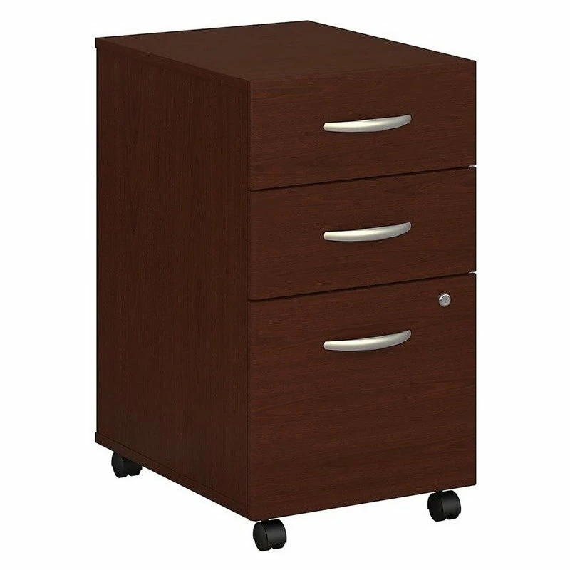 Buy ❤️ Bush Business Furniture Series C 3 Drawer Assembled Mobile File Cabinet In Mahogany - Engineered Wood 🔥 1 Buy ❤️ Bush Business Furniture Series C 3 Drawer Assembled Mobile File Cabinet In Mahogany - Engineered Wood 🔥