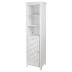 Buy ⭐ Glitzhome 65.55"H Wooden Floor Storage Cabinet With 3-Shelf And 1 Shutter Door 😀 -COASTER Shop 5751674d0a81eec5 1240 w800 h800 b1 p0