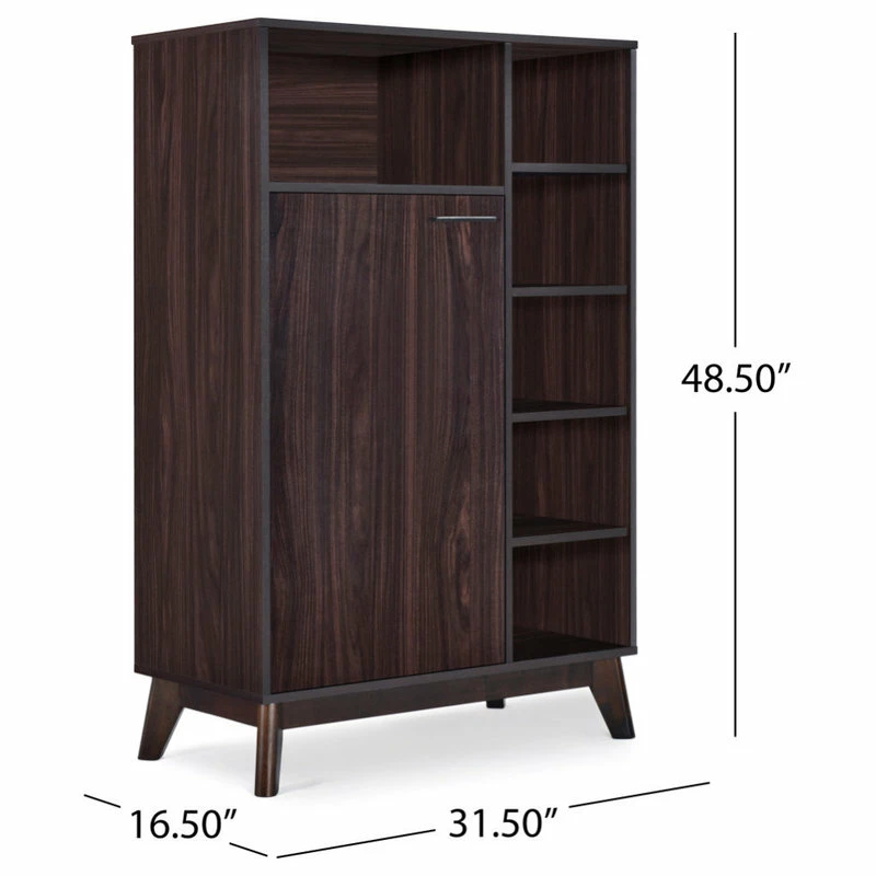 Promo ๐ฅ GDFStudio Deschutes Mid-Century Multi-Functional Cabinet, Wenge ๐ 2 Promo ๐ฅ GDFStudio Deschutes Mid-Century Multi-Functional Cabinet, Wenge ๐ - Image 2