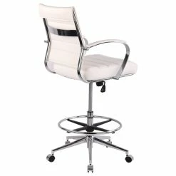 Budget 😍 Poly & Bark Poly And Bark Tremaine Drafting Chair, White 👏 -COASTER Shop 5e411adf0b155e33 7327 w800 h800 b1 p0