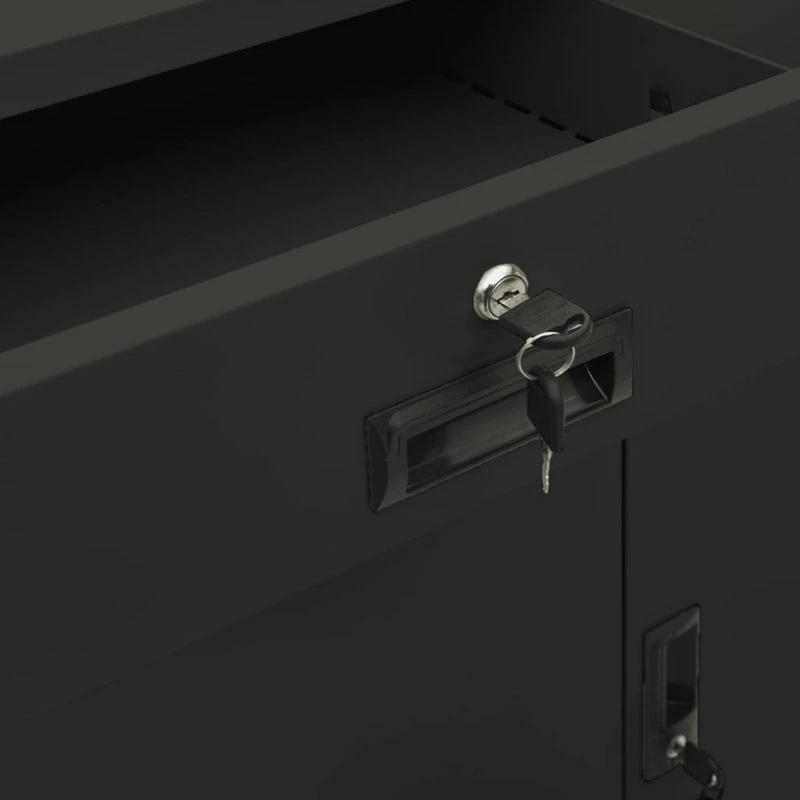 Cheap 🎁 Vida XL LLC VidaXL Office Cabinet Anthracite 40.2" Steel File Storage Cabinet Furniture ⌛ 9 Cheap 🎁 Vida XL LLC VidaXL Office Cabinet Anthracite 40.2" Steel File Storage Cabinet Furniture ⌛ - Image 9