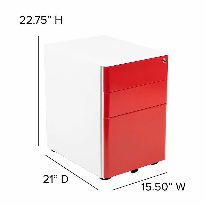 Top 10 โ๏ธ Flash Furniture 3-Drawer Mobile Locking Filing Cabinet W/Hanging Drawer For Legal & Letter Files ๐ 6 Top 10 โ๏ธ Flash Furniture 3-Drawer Mobile Locking Filing Cabinet W/Hanging Drawer For Legal & Letter Files ๐ - Image 6