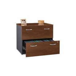 New 🎁 Bush Business Furniture Series C Collection 2-Drawer 36" Lateral File Cabinet Assembled, Hansen Cherry 😍