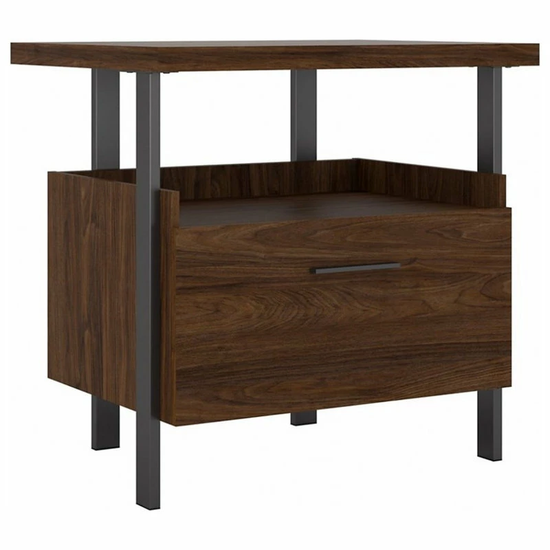 Discount 😀 Bush Business Furniture Architect 1 Drawer Lateral File Cabinet In Modern Walnut - Engineered Wood 🌟 1 Discount 😀 Bush Business Furniture Architect 1 Drawer Lateral File Cabinet In Modern Walnut - Engineered Wood 🌟