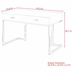 Discount ๐ Nicole Miller Moku Desk, 2 Drawers, White And Gold ๐คฉ 18 Discount ๐ Nicole Miller Moku Desk, 2 Drawers, White And Gold ๐คฉ -COASTER Shop 653159920e9f65d8 9558 w800 h800 b1 p0