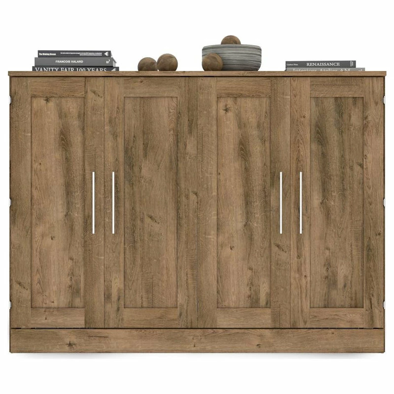 Cheapest โจ Pur By Bestar Full Cabinet Bed With Mattress In Rustic Brown ๐ 4 Cheapest โจ Pur By Bestar Full Cabinet Bed With Mattress In Rustic Brown ๐ - Image 4