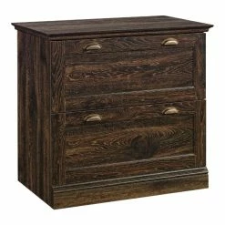 Best reviews of 🥰 Sauder Barrister Lane Engineered Wood Lateral File Cabinet In Iron Oak Finish ✔️