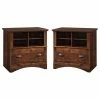 New 😀 Sauder (Set Of 2) Rustic 1 Drawer Lateral File Cabinet In Curado Cherry ✔️