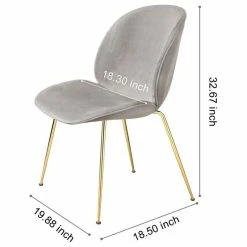 Best reviews of ⌛ Decor Love Set Of 2 Dining Chair, Brass Metal Legs With Light Gray Velvet Upholstered Seat 🔥 -COASTER Shop 6841a14202b24024 1447 w800 h800 b1 p0