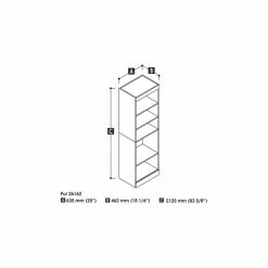 Promo 🤩 Bestar Pur By Bestar 25 Storage Unit, White 🥰 -COASTER Shop 6d21cf070820b11e 1570 w800 h800 b1 p0